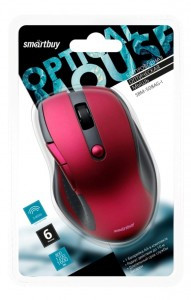Мышь беспроводная Smartbuy 508 бордо (SBM-508AG-I) / 60