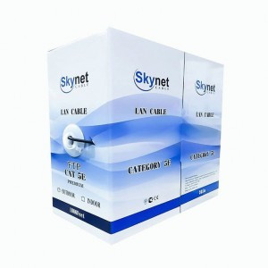 SkyNet Light кабель UTP 4x2x0,46, медный,  кат.5e, одножил., 305 м, коробка, серый
