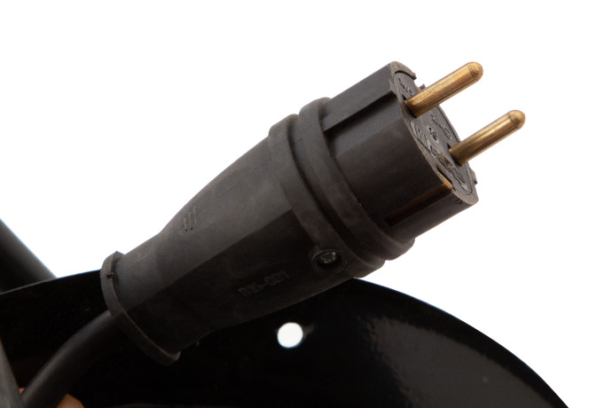 Удлинитель силовой 30 м, 16А, тип УХз16, КГ 3 x 2.5 мм, на стальной катушке, 4 розетки Сибртех