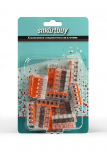 Smartbuy клемма СМК 221-415 с рычагом 5х(0,08-2,5(4)мм2), 32А, (уп.8шт, цена за уп) SBE-ccwcc-3-rp