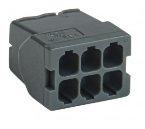 IEK клемма СМК 772-246 компакт. с пастой, 6х2,5мм2, 24А (уп.100шт, цена за шт) UKZ31-246-001