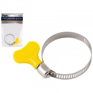 Park Хомут-бабочка d=25-40мм, ширина 8мм, 2шт/уп, цена за уп, нерж.сталь, 101195