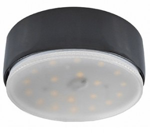 Ecola GX53-FT8073 св-к накладной Черный матовый 25x82 FM5380ECB (10!)