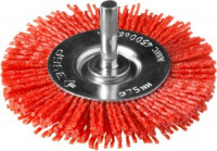 ЗУБР &quot;ПРОФЕССИОНАЛ&quot;. Щетка дисковая для дрели, нейлоновая проволока с абразивным покрытием, 75мм