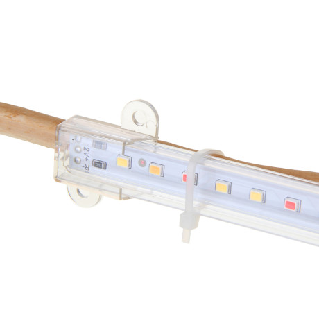 INBLOOM Светильник для растений 3 лампы, 72LED, 25см, 3 реж, таймер, диммер, 12Вт, 12В, 1A, РС