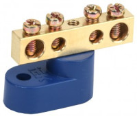 IEK шина N "Ноль" (нул.) на одном угловом изол ШНИ-6х9-4-У1-С