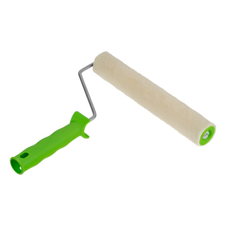 Валик "Велюр" с ручкой, 240 мм, ворс 5 мм, D 36 мм, D ручки 6 мм Сибртех