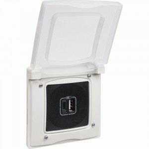 IEK ETIKA рамка СУ 5 мест. бел. (IP44) 672550