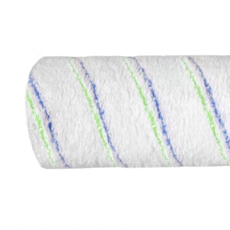 Валик "Водные краски", 180 мм, ворс 12 мм, D - 48 мм, D ручки - 6 мм, полиэстер Сибртех