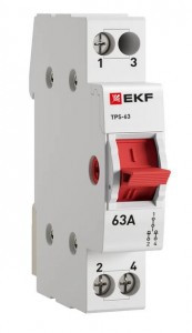 EKF PROxima переключатель трехпозиционный (рубильник) 1P 63А AC TPS163