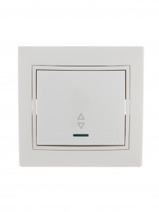 Lezard Мира выкл. СУ 1 кл. 10А (проходн., инд.) бел. (корпус PC) 701-0202-114