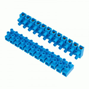 REXANT зажим винтовой ЗВИ-80 (KВ-35) 12пар, 10-35мм2, 80A, полипропилен, синий (10шт, цена за шт)