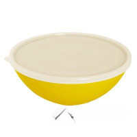 Миска с крышкой 3л темно-желтый АЛЕАНА (5/20)