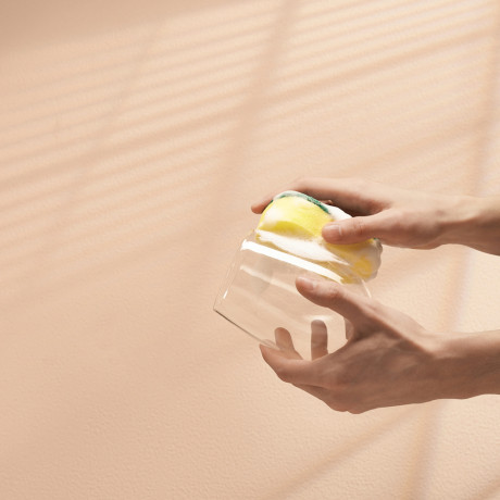 Губки для уборки с чистящим слоем тм VETTA, 3 шт, 7х10,5х2,5см, поролон, абразив