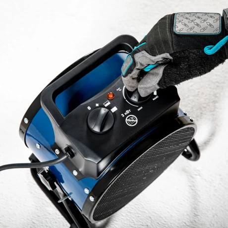 Тепловая пушка, керамический нагреватель K3, 3 режима, 230В, 1500/3000 Вт Сибртех