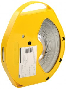 IEK Лента бандажная (полоса) для СИП 0.7х20 мм, нерж. сталь (50м, цена за бухту)