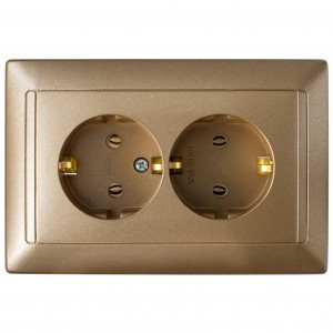 Bylectrica СТИЛЬ Роз. 2-местн. СУ земля бронза, (РС16-313 бронза)