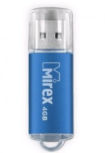 Флэш-диск USB  4Gb  Mirex UNIT AQUA 4GB (ecopack)