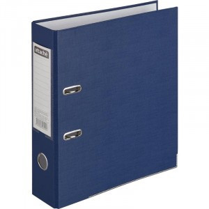 Папка регистратор Attache(ПВХ+бумага)с мет.уголком,75мм,cиний 786247