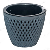 Кашпо Версаль 1,6л Антрацит КШ-9010 ВМС(20)