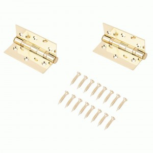 АЛЛЮР 3252(20325) 2BB-FHP BP 2 подш.,латунь 80х60 Петля дверная 2шт. (цена за упак,50,10,1)