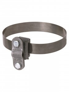 TDM Держатель хомут 10-200мм нерж.сталь, для прута 6-10мм, стальной зажим, термодиффузия SQ2402-3187