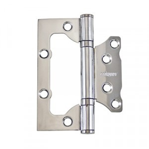 СТАНДАРТ 100x63 2BB CP 2мм хром Петля накладная без врезки 1шт (50)