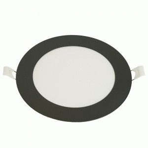 Feron св-к встр. св/д даунлайт 6W 480lm 4000K 4K круг 120x18 черый AL500 51615