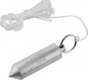 Отвес STAYER "MASTER" строительный со шнуром, 100г