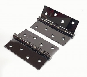 Петля под врезку РЕНЦ 100*75*2,5, 4 подшип. б/колп. черный никель IN100-4BB FH BN(2шт)