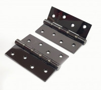 Петля под врезку РЕНЦ 100*75*2,5, 4 подшип. б/колп. черный никель IN100-4BB FH BN(2шт)