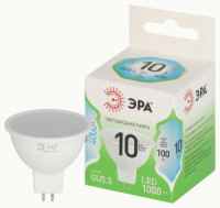 ЭРА GREEN LINE лампа св/д MR16 GU5.3 10W(1000lm) 4000K 4K софит MR16-10W-840-GU5.3 51x85 67064