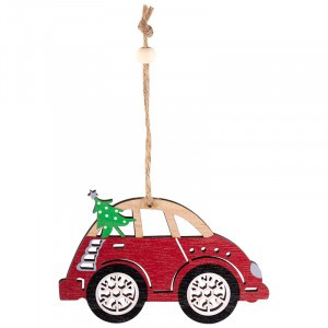 Украшение декоративное "Машинка с елкой " SYMZPB-4423149 (10!) Волшебная страна