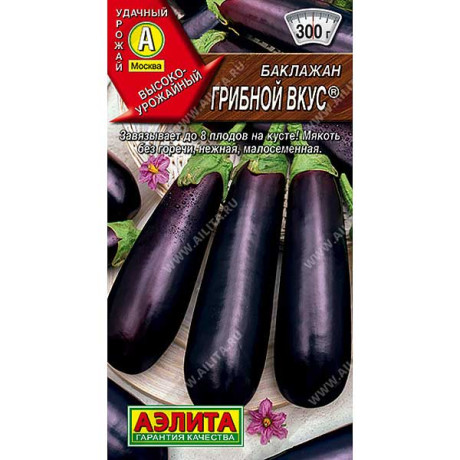 Баклажан Грибной вкус Аэлита Цх10