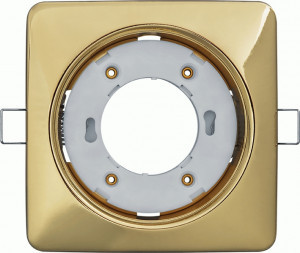 Navigator св-к встр GX53 квадрат 106(90)x41 сталь золото NGX-S2-002-GX53 93021