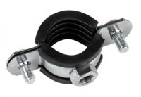 EKF Хомут стальной 1&quot; (32-37 мм), с уплотнителем hsu1100