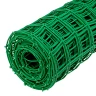 Решетка заборная в рулоне, 1 х 20 м, ячейка 83 х 83 мм, пластиковая, зеленая,