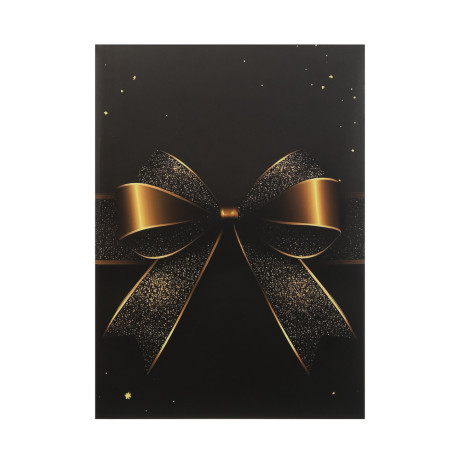 Коробка складная 32x23x7,2см, бумага, 4 дизайна