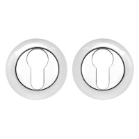 Накладка под цилиндр DP-C-14-CR (Хром) Круглая CODE DECO  (1пара)  \10 (200)