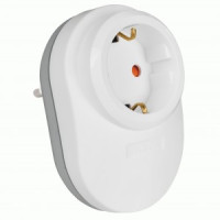 Nilson Сетевой фильтр 1 роз. (земля) белый  40130105