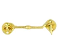 Засов для двери 2151А 80мм медь