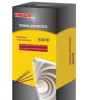 Пружины для переплета пластиковые ProMega Office 16мм белые 100шт/уп
