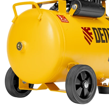 Компрессор безмасл. малошумный DLP-950/24, 950Вт,24 л, 2850 об/мин, 170 л/мин Denzel