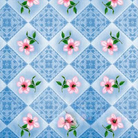 Клеенка тканая основа 125*25м 1 сорт 924/1 (424/1) (розы) Тверь