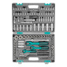 Набор инструментов, 1/4", 3/8", 1/2", Cr-V, S2, усиленный кейс, 151 предмет Stels