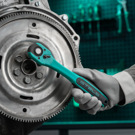 Набор инструментов, 1/4", 3/8", 1/2", Cr-V, S2, усиленный кейс, 151 предмет Stels