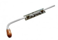 Засов Домарт с пружиной ЗСП-500 мод.2 бронза антик d-16мм5)