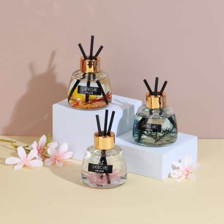 LADECOR Аромадиффузор для автомобиля и помещения, 120 мл, океан, персик, орхидея