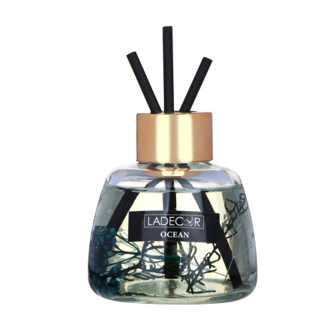 LADECOR Аромадиффузор для автомобиля и помещения, 120 мл, океан, персик, орхидея