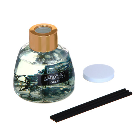 LADECOR Аромадиффузор для автомобиля и помещения, 120 мл, океан, персик, орхидея